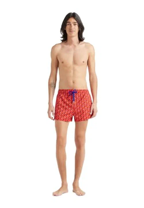 Vilebrequin, Short Swim Trunks Micro Round Of Turtles Rainbow, XXL — view 2