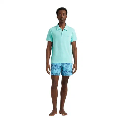 Vilebrequin, Terry Polo Shirt Solid, caribbean, XXL — view 2