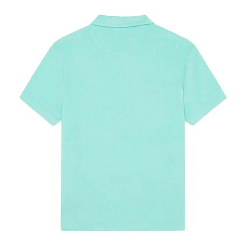 Vilebrequin, Terry Polo Shirt Solid, caribbean, XXL — view 3