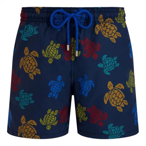 Vilebrequin x Falke, Swim Trunks Round Of Turtles Tricot, XXXL