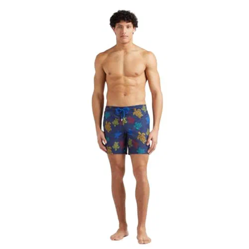 Vilebrequin x Falke, Swim Trunks Round Of Turtles Tricot, XXXL — view 2