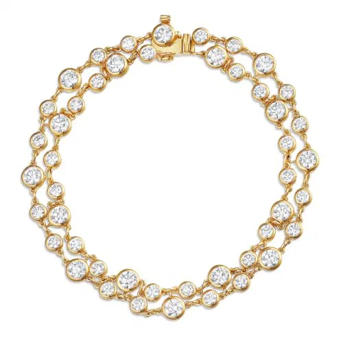 Whisper Drop 5.70 Carat Diamond Bracelet in 18K Gold