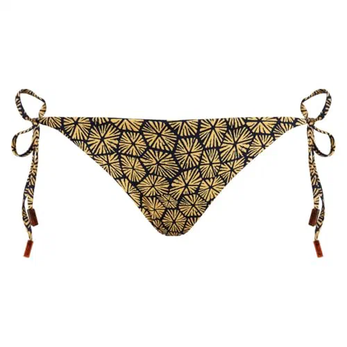Women Side Tie Mini Brief Bikini Bottom Carapaces, M