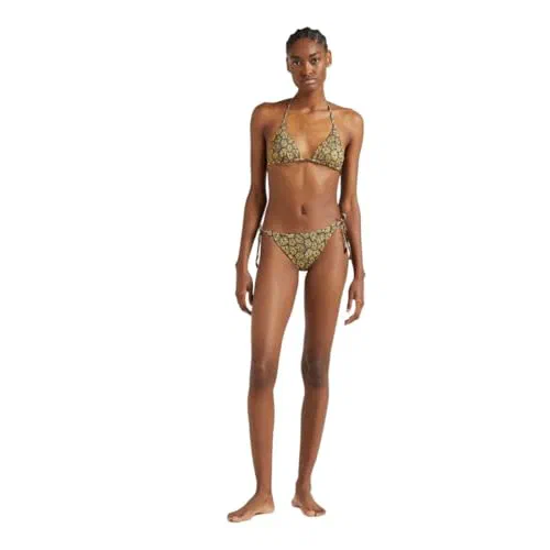 Women Side Tie Mini Brief Bikini Bottom Carapaces, M — view 2