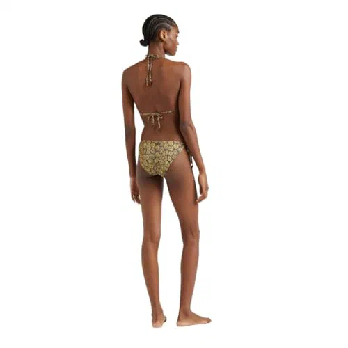 Women Side Tie Mini Brief Bikini Bottom Carapaces, M — view 3